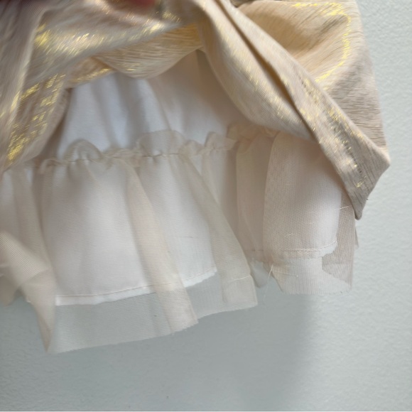 4/$20 Cat & Jack Gold Dress 3-6M - Picture 4 of 9